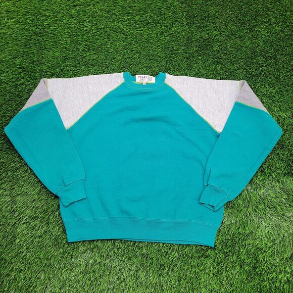 Vintage MOD Sweatshirt Womens Medium 22x22 Oversized - Picture 1 of 9
